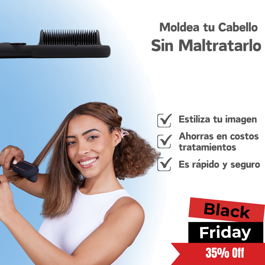 Moldea tu cabello en 5 Min - GlamEase Brush