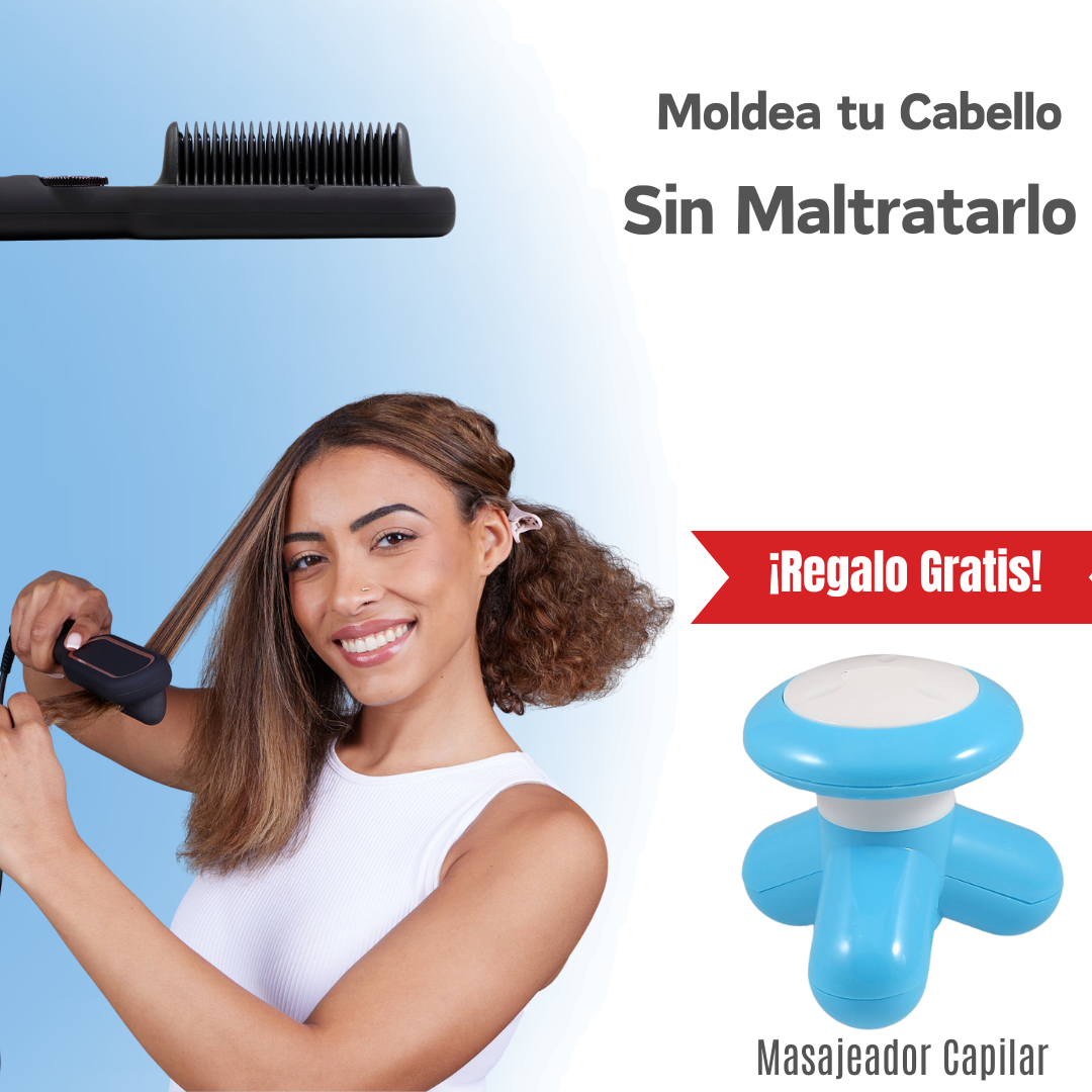 Moldea tu Cabello en 5 Min - GlamEaseBrush™️